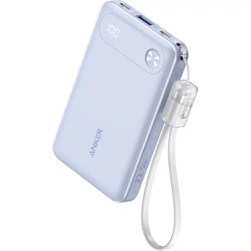 پاوربانک انکر مدل A1257 ظرفیت 10000 میلی آمپر به همراه کابل USB-C
